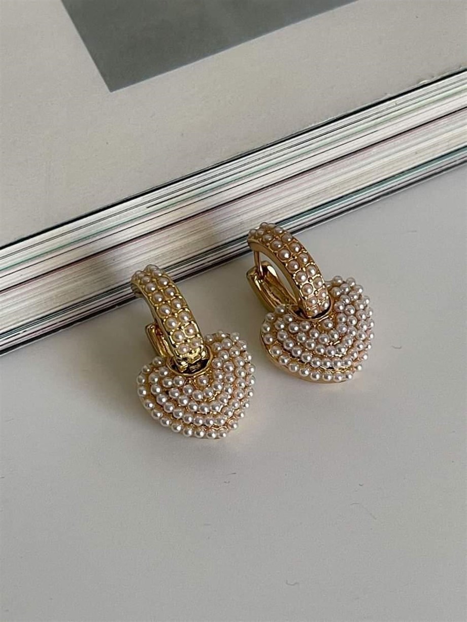 Özel Seri İncili Vip Küpe (2.40 Cm)