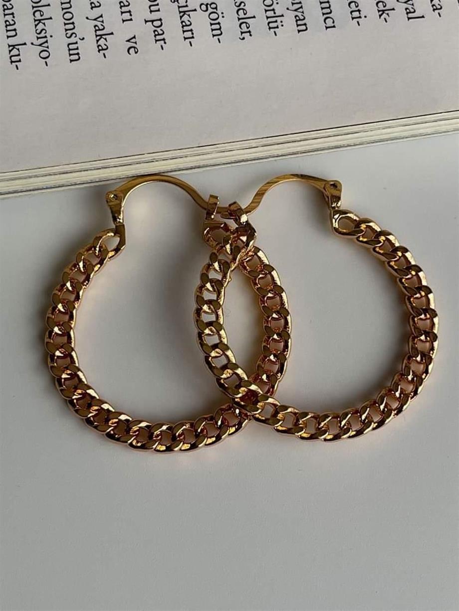 Özel Xuping Zincir Halka Küpe (4 Cm)