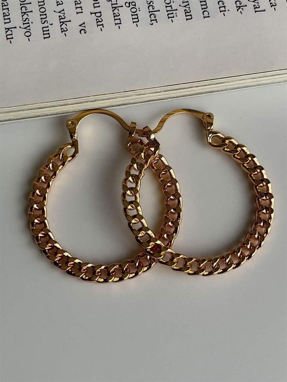 Özel Xuping Zincir Halka Küpe (4 Cm)