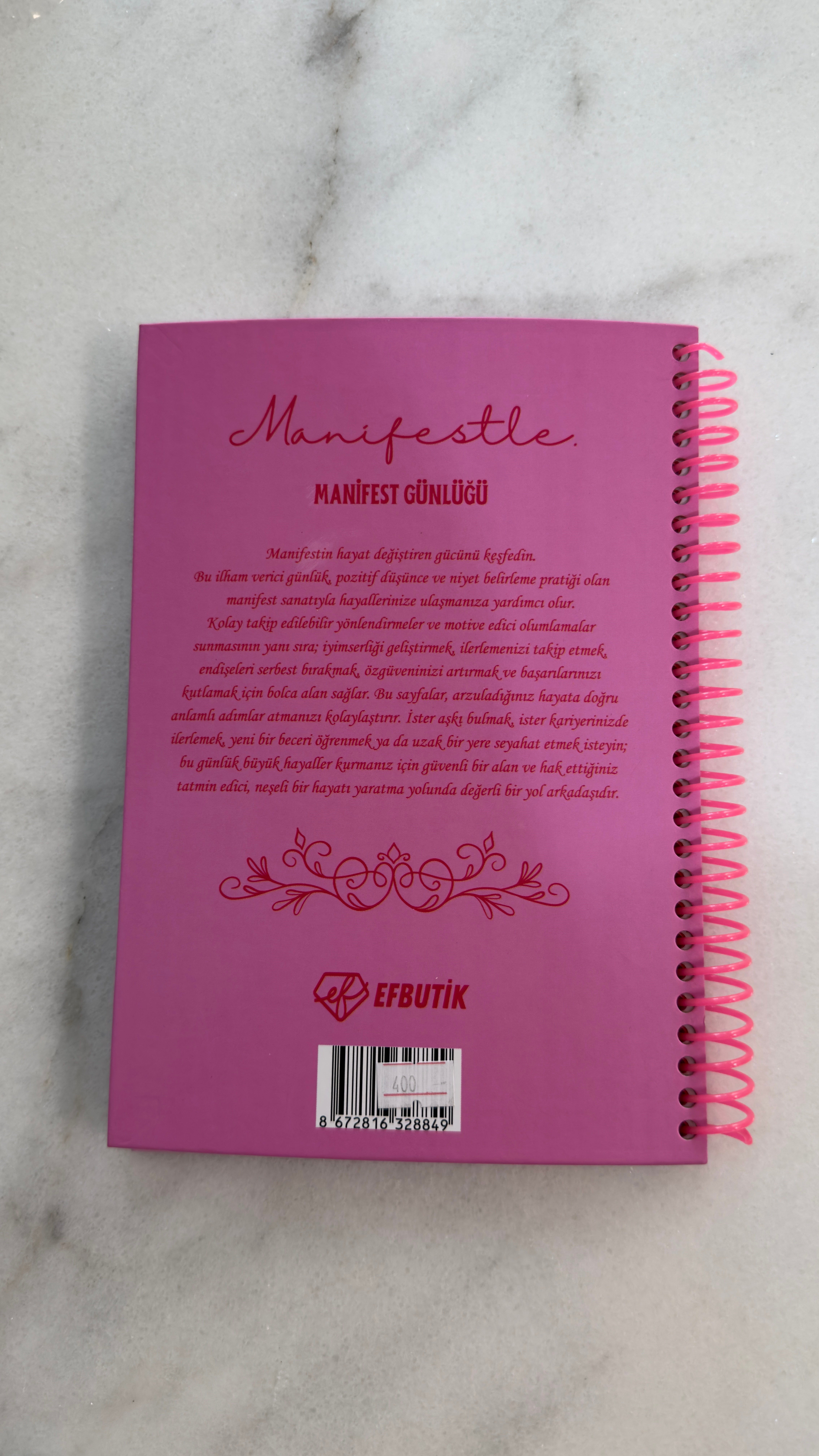 Pembe Manifestle Defteri