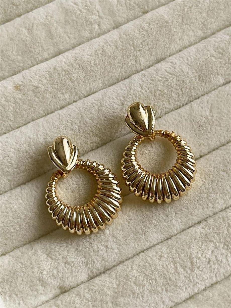Vintage Gold Küpe (2.60 Cm)