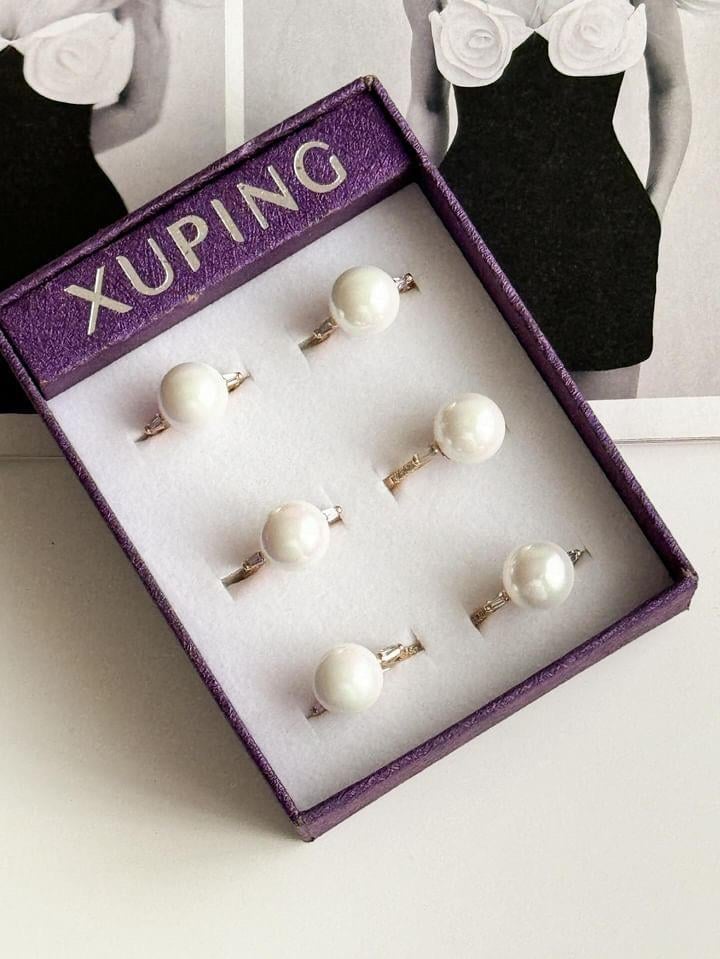 Xuping Gold İncili Numaralı Yüzük (17 Numara)
