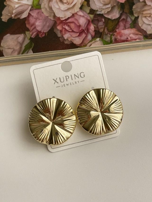 Xuping Gold Midye Küpe (2.40 Cm)