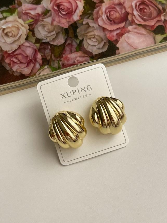 Xuping Gold Midye Küpe (2 Cm)