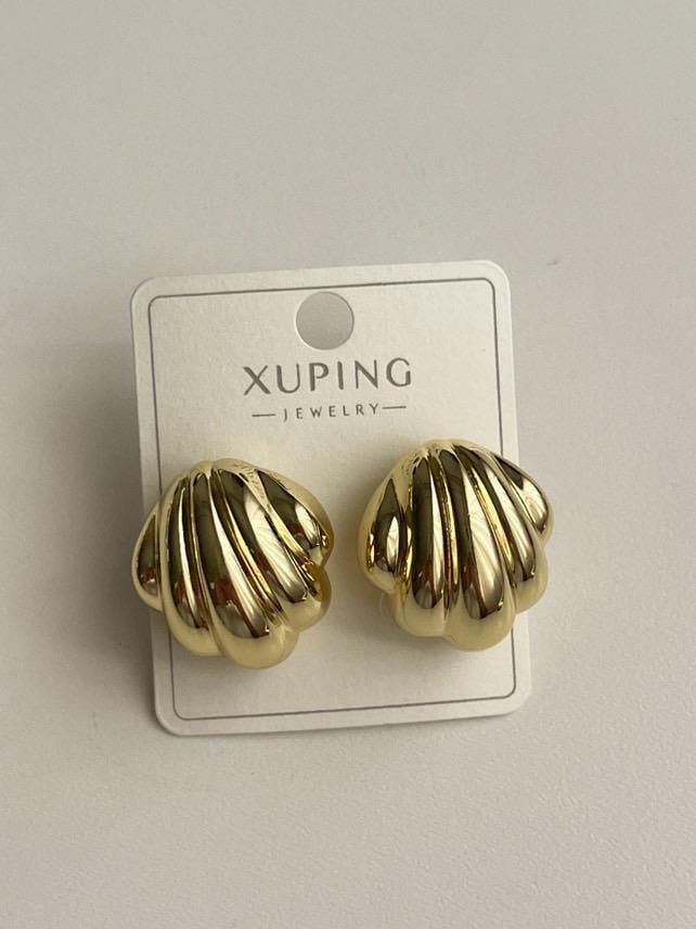 Xuping Gold Midye Küpe (2 Cm)