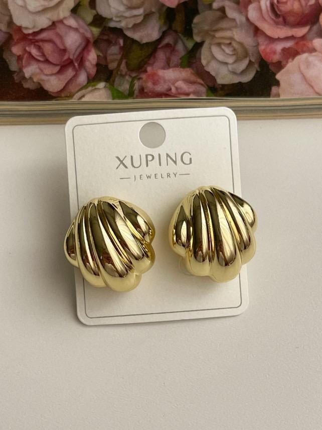 Xuping Gold Midye Küpe (2 Cm)