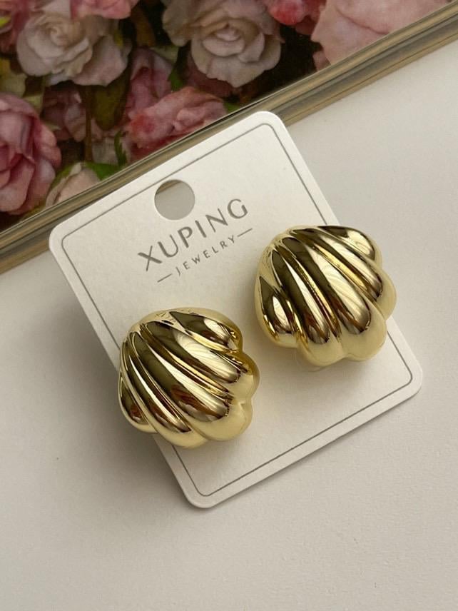 Xuping Gold Midye Küpe (2 Cm)