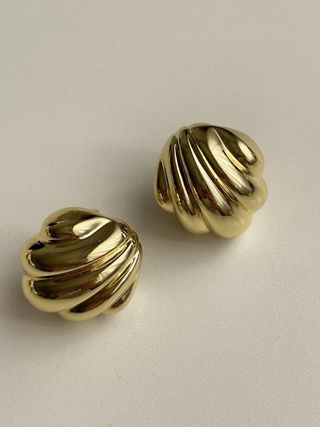 Xuping Gold Midye Küpe (2 Cm)