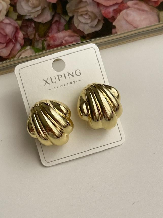 Xuping Gold Midye Küpe (2 Cm)