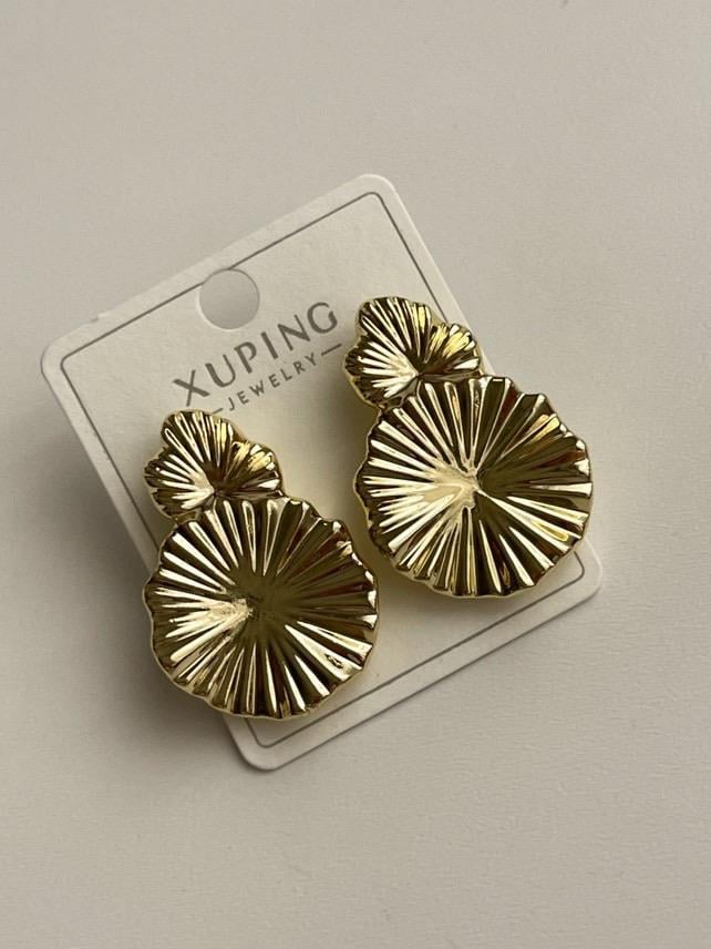 Xuping Gold Midye Küpe (3 Cm)
