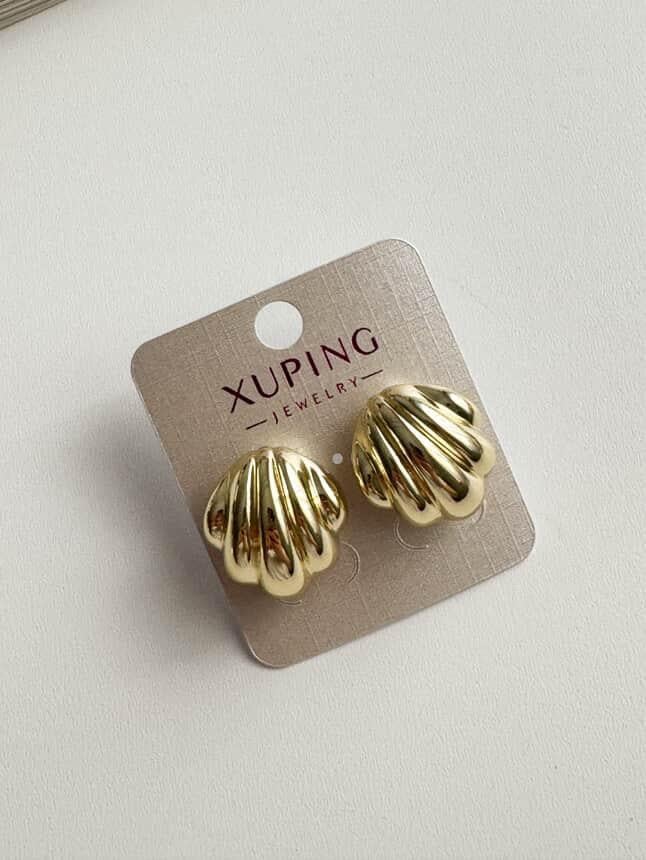 Xuping Midye Gold Küpe (2 Cm)