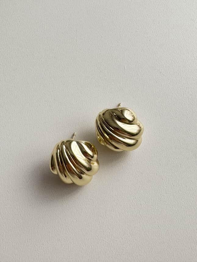 Xuping Midye Gold Küpe (2 Cm)