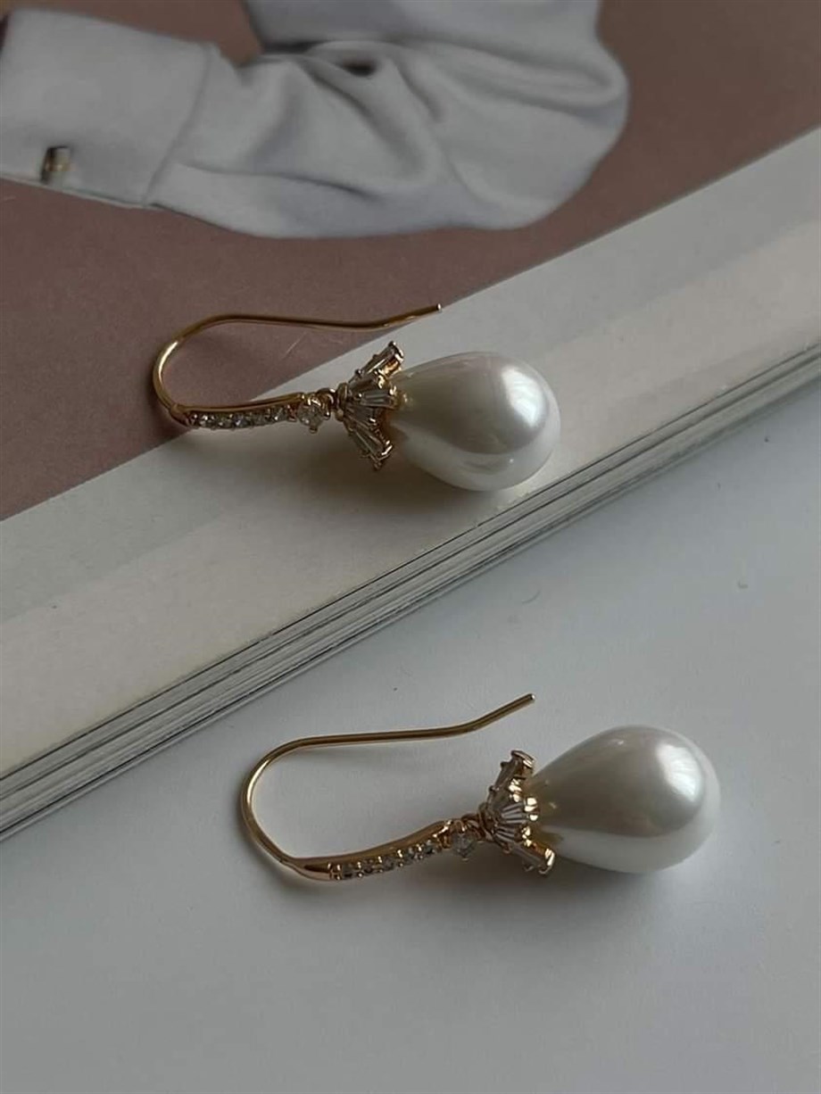 Xuping Özel Kaplama Damla İncili Küpe (2.90 Cm)