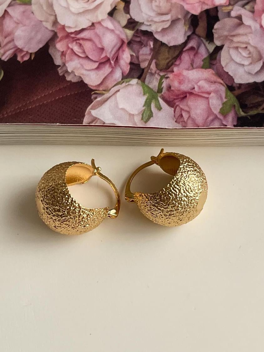 Ysx Gold Topçuklu Küpe (2 Cm)