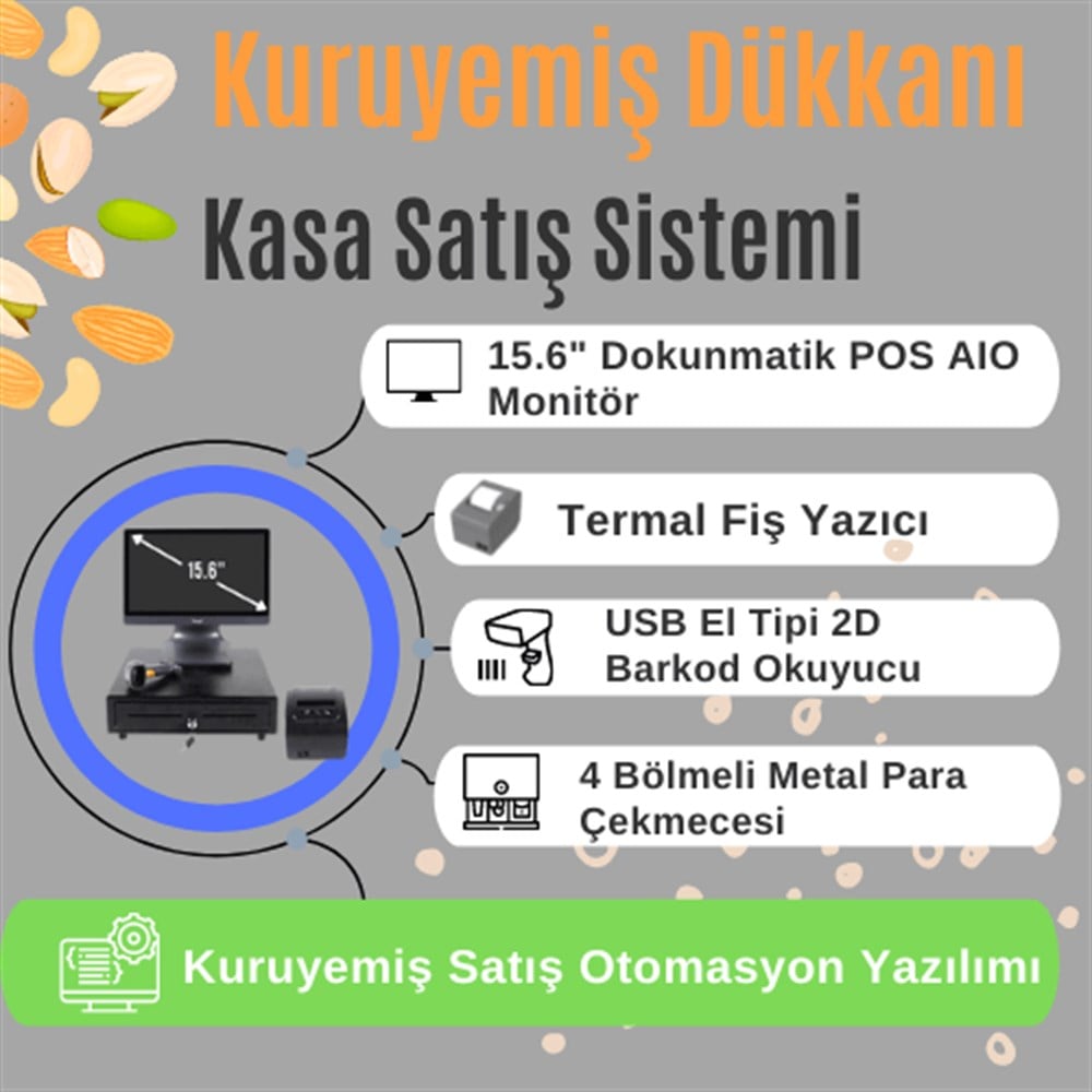 Kuruyemiş Kasa Satış Sistemi