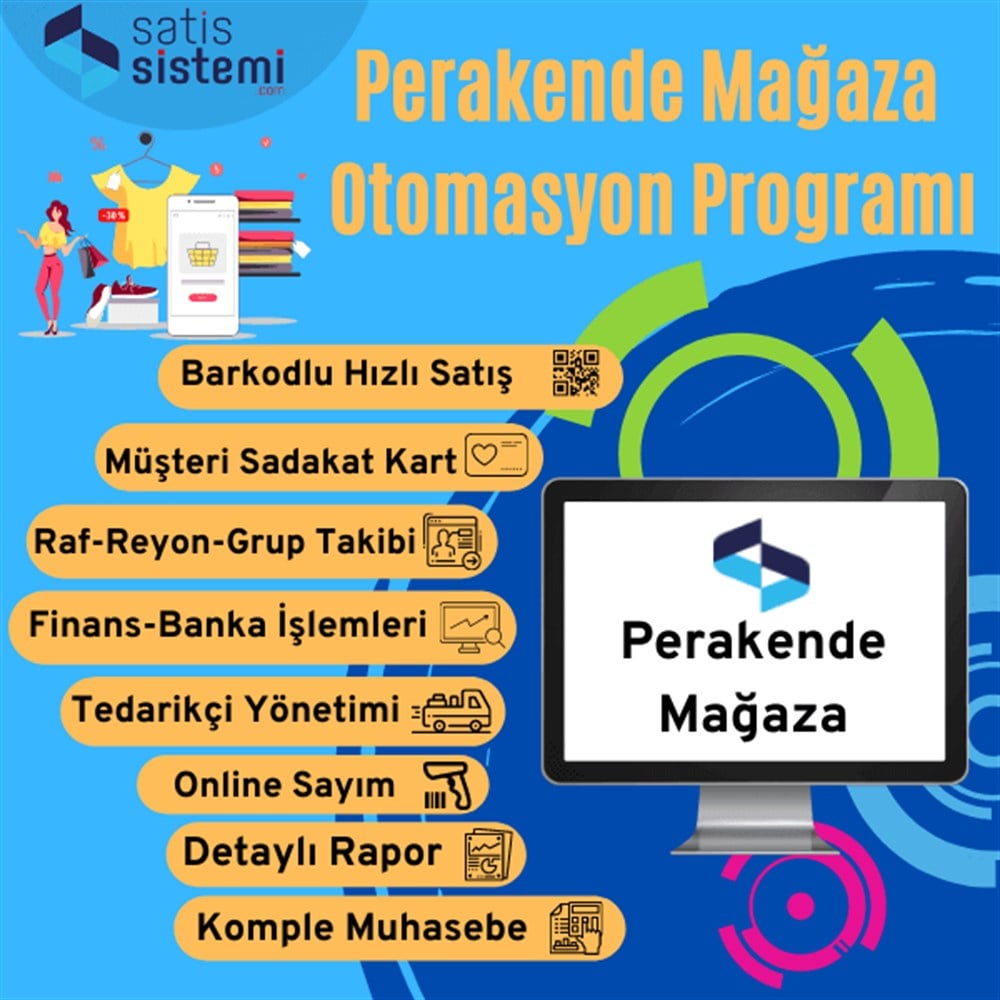 Tam Modül Kozmetik Mağaza Satış Sistemi