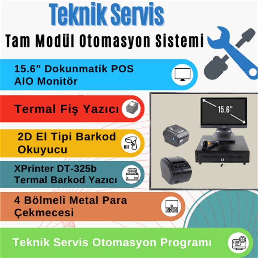 Teknik Servis Tam Modül Otomasyon Sistemi