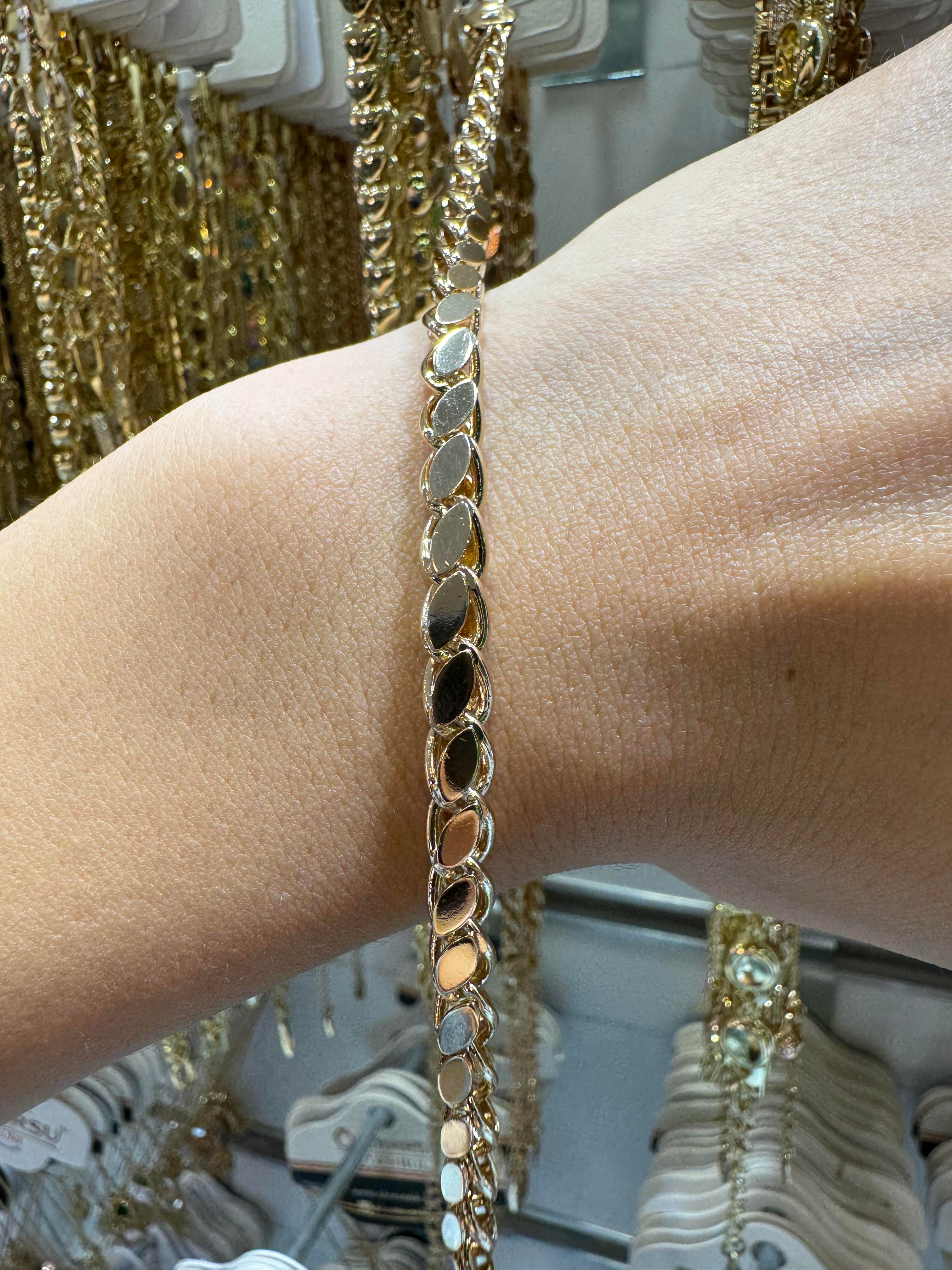 Arpa Zincir Bileklik Rose-Gold