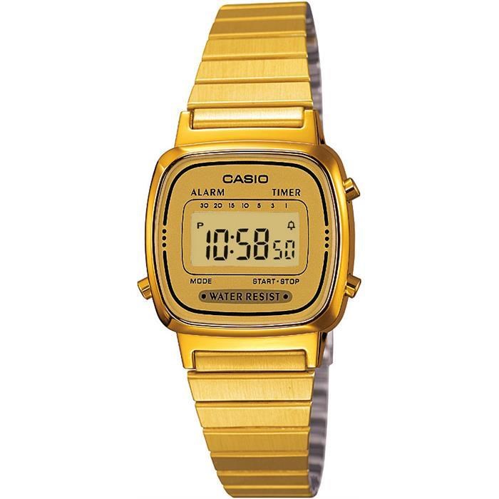 Casio LA670WGA-9DF Retro Kadın Kol Saati