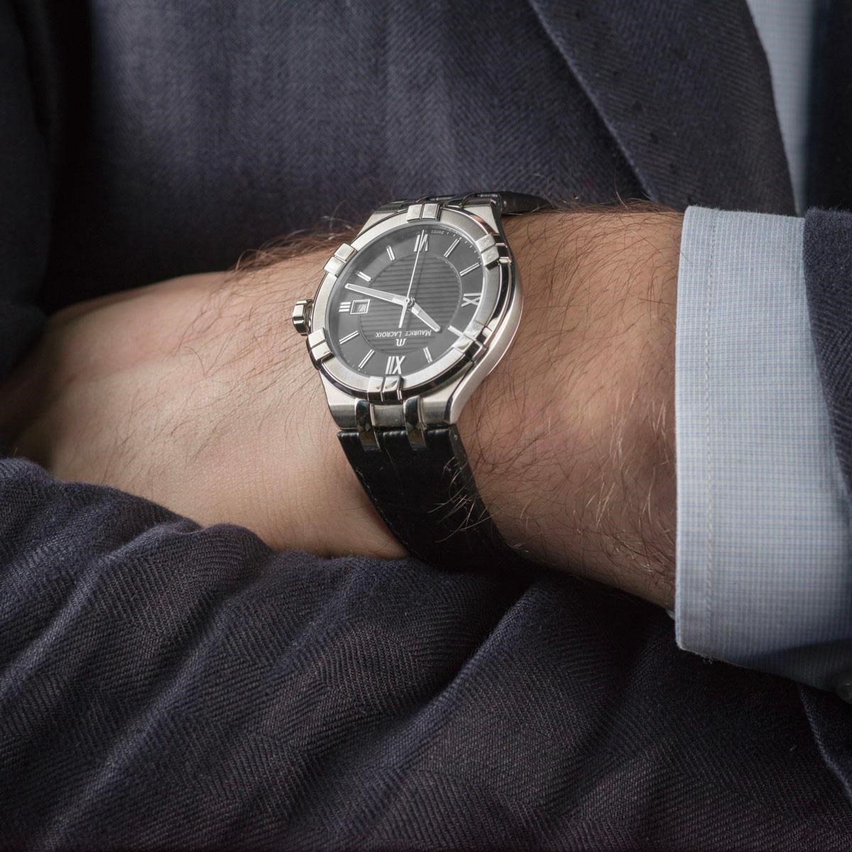 Maurice Lacroix ML-AI1008SS001330-1 Erkek Kol Saat