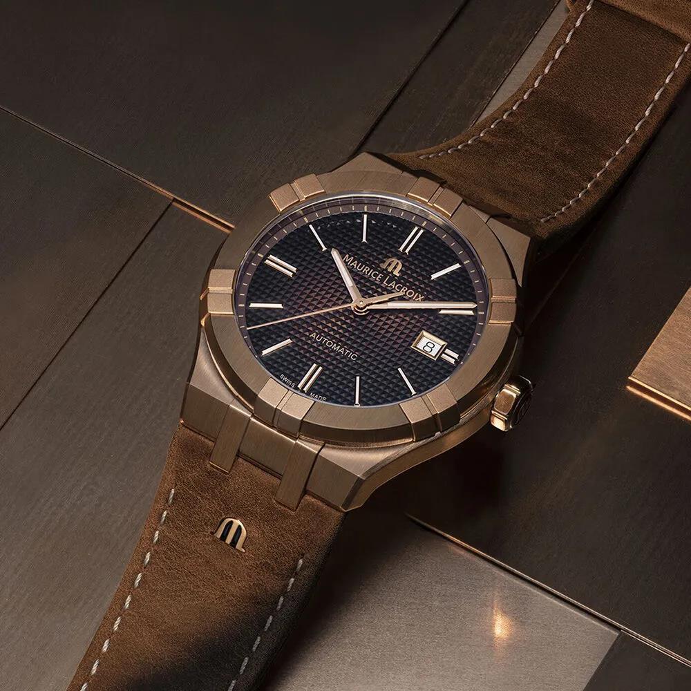 Maurice Lacroix ML-AI6008BRZ01730-3 Erkek Kol Saati