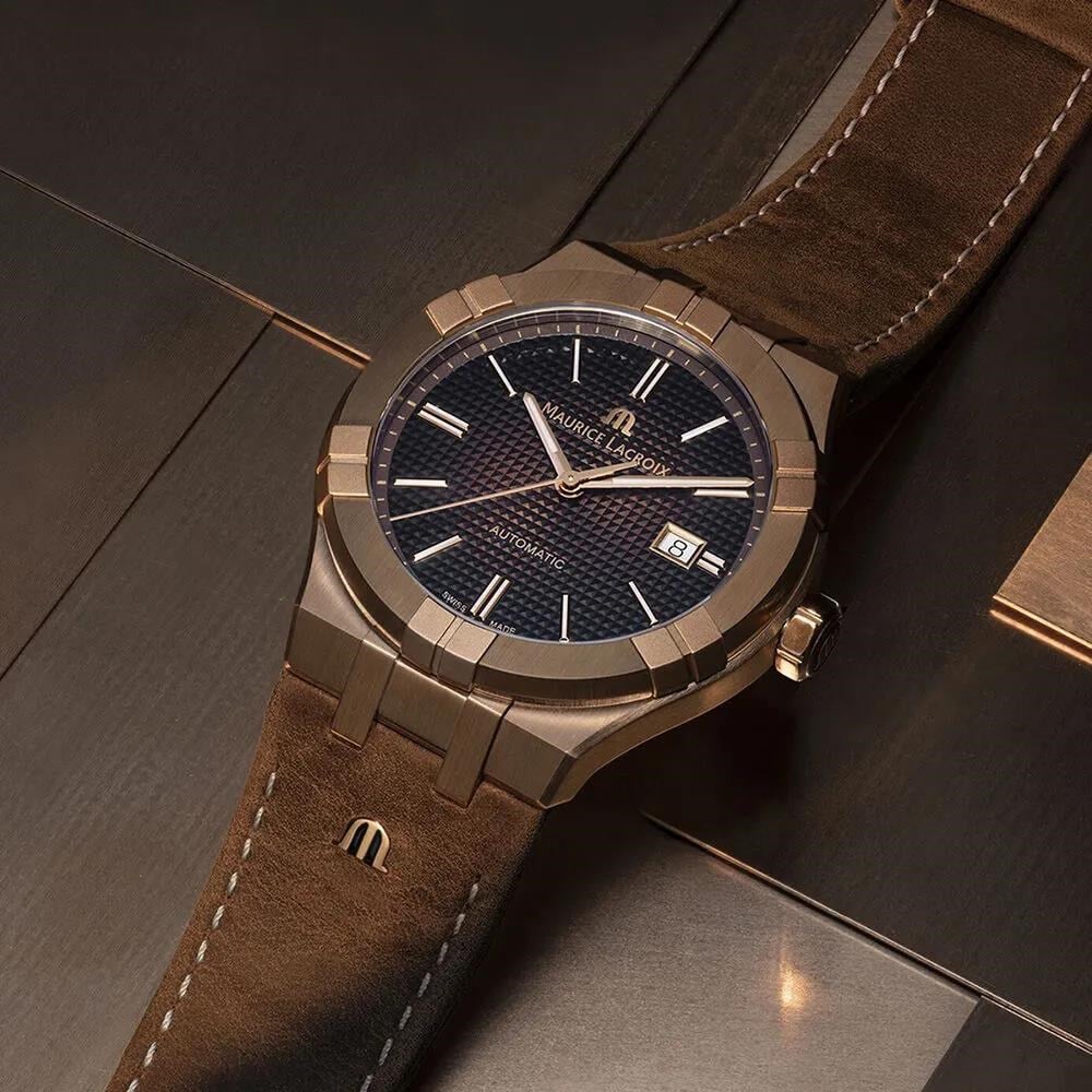 Maurice Lacroix ML-AI6008BRZ01730-3 Erkek Kol Saati