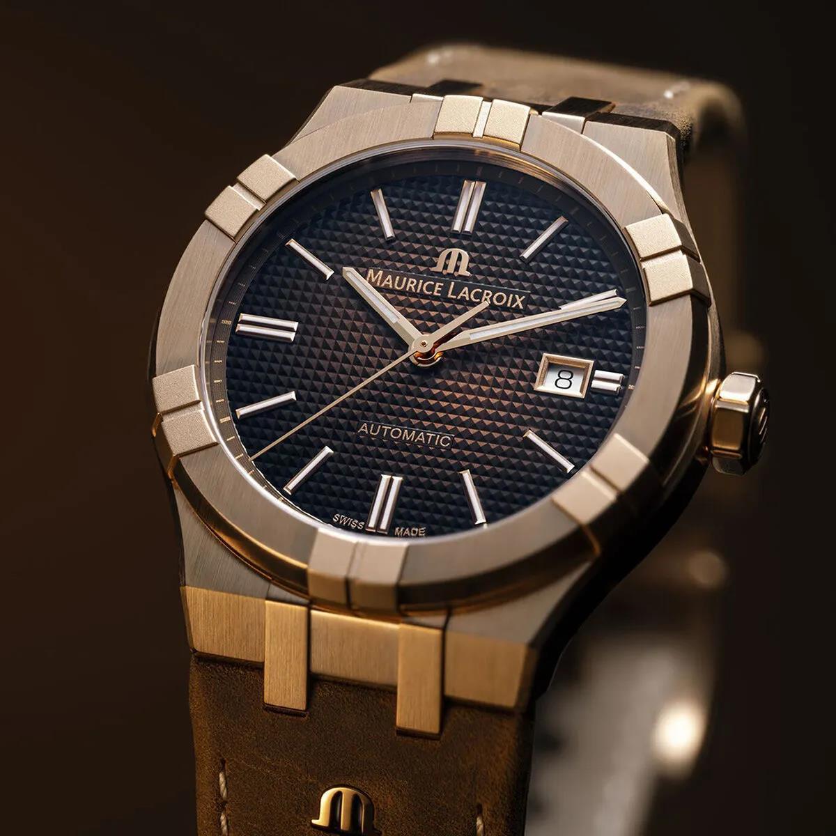 Maurice Lacroix ML-AI6008BRZ01730-3 Erkek Kol Saati
