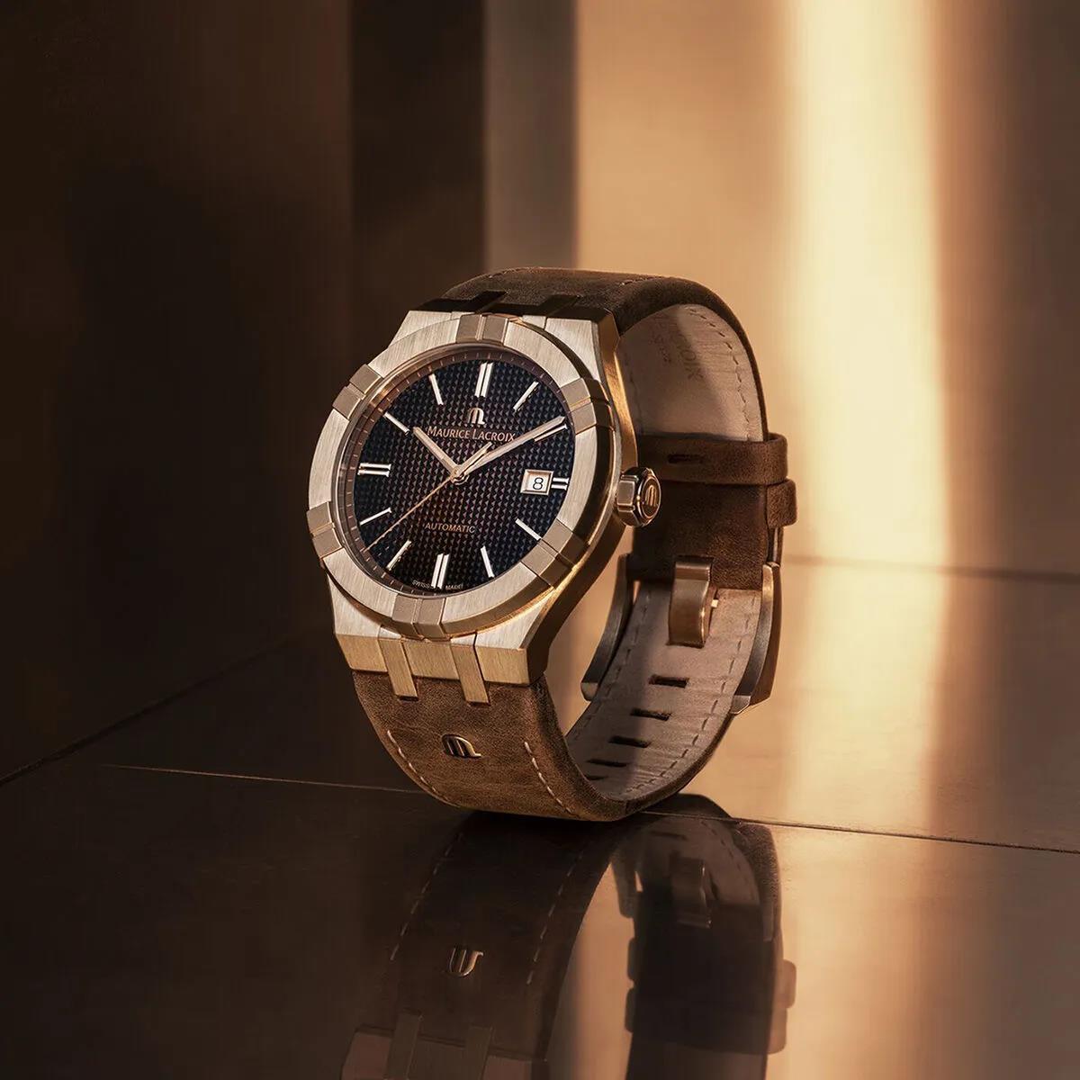Maurice Lacroix ML-AI6008BRZ01730-3 Erkek Kol Saati
