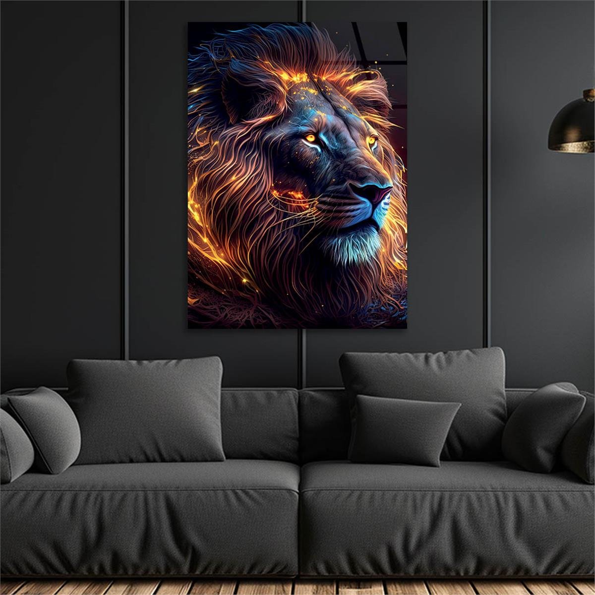 Verticale Gehard Glasschilderij Natuur Thema 185