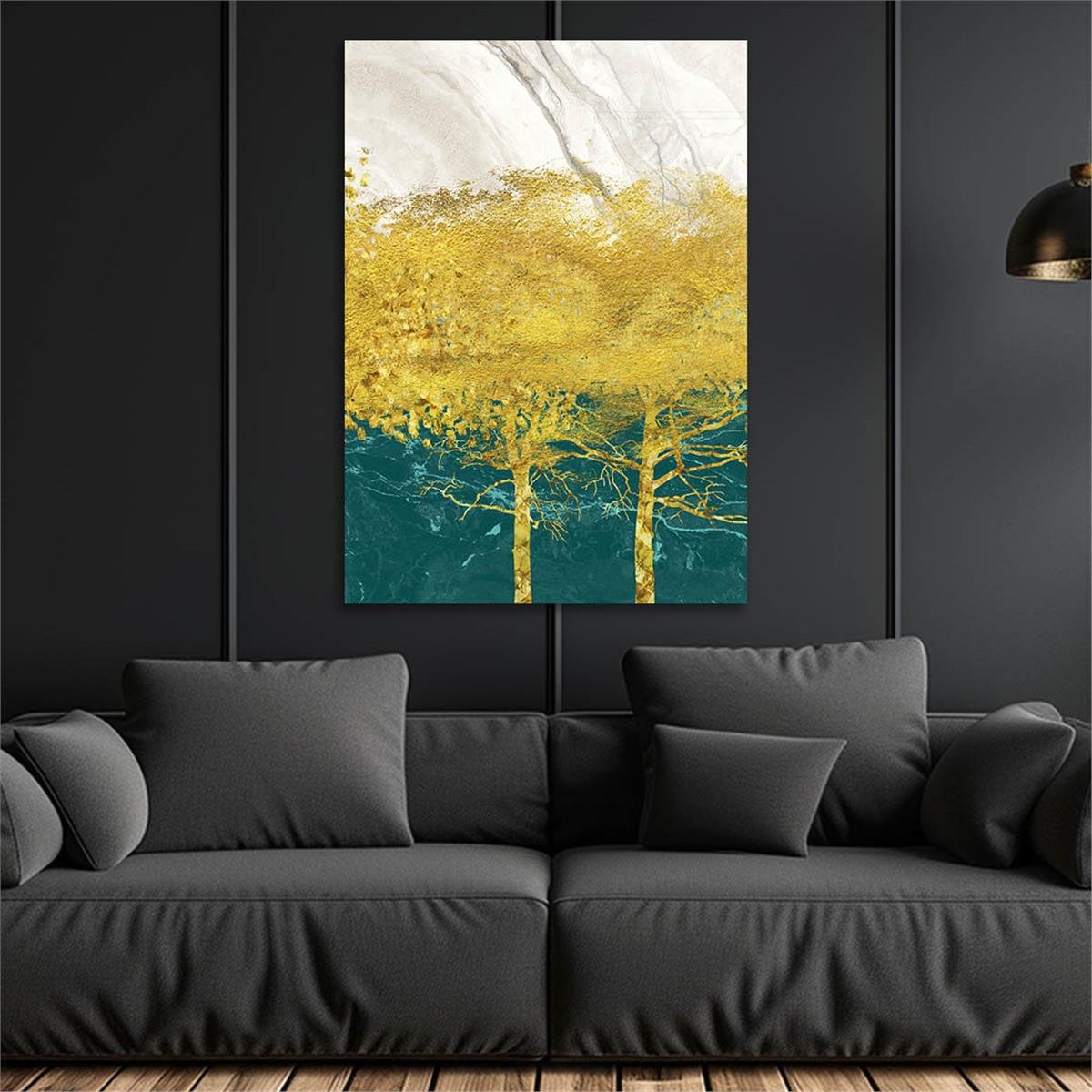 Vertical Tempered Glasss Wall Arts Art-Themed284