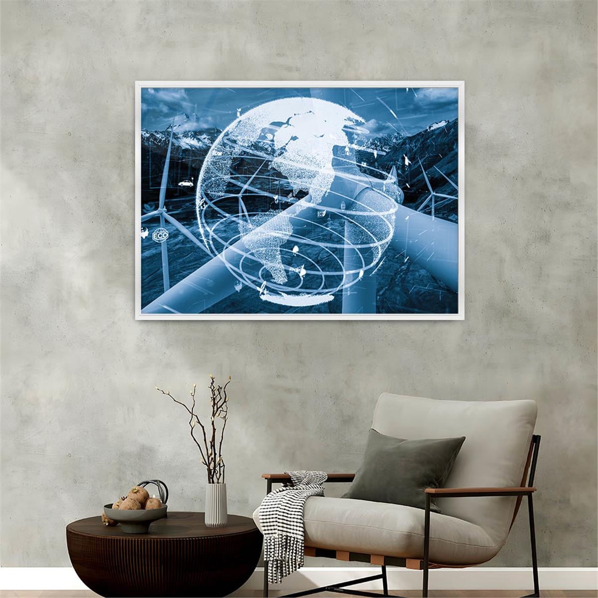 Alüminyum Çerçeveli Sanat Temalı Cam Tablo 047