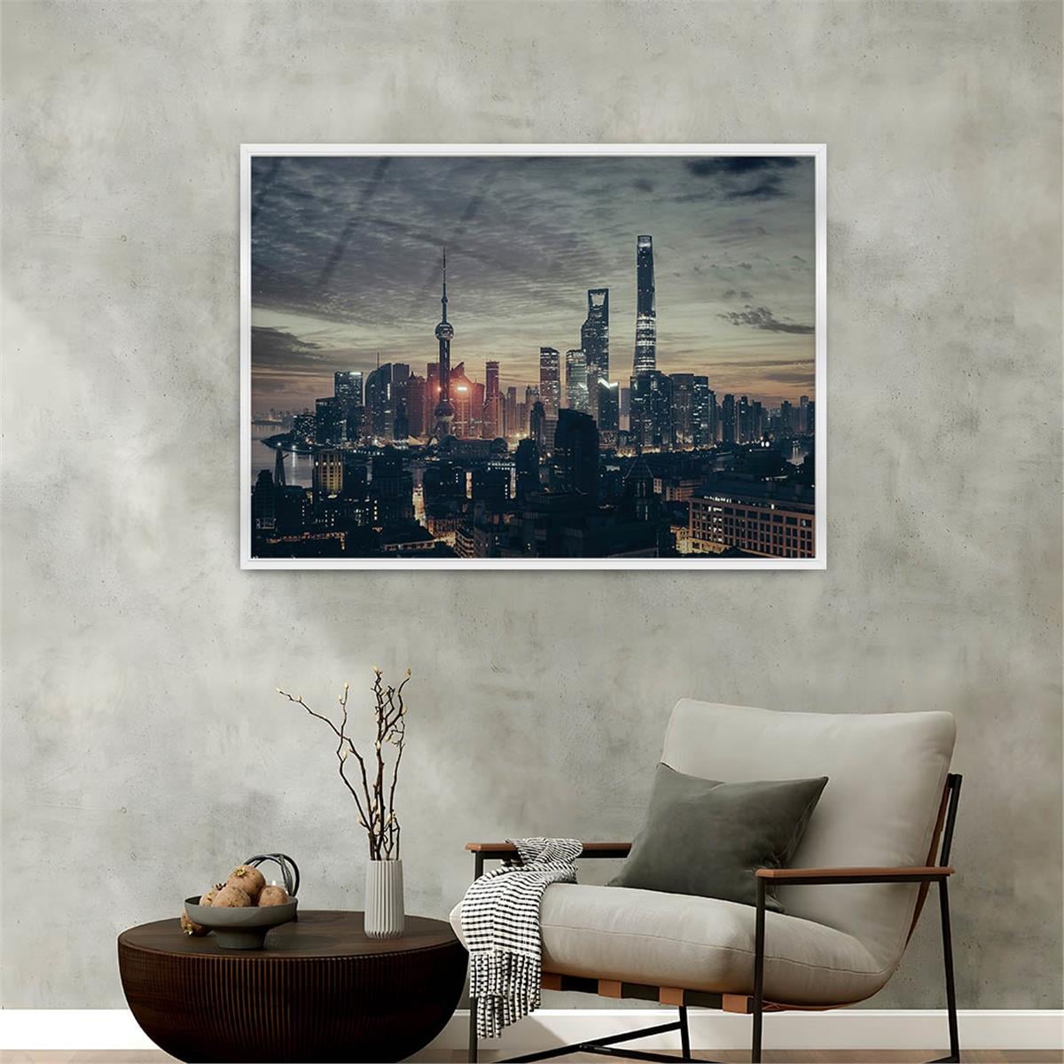 Alüminyum Çerçeveli Sanat Temalı Cam Tablo 079