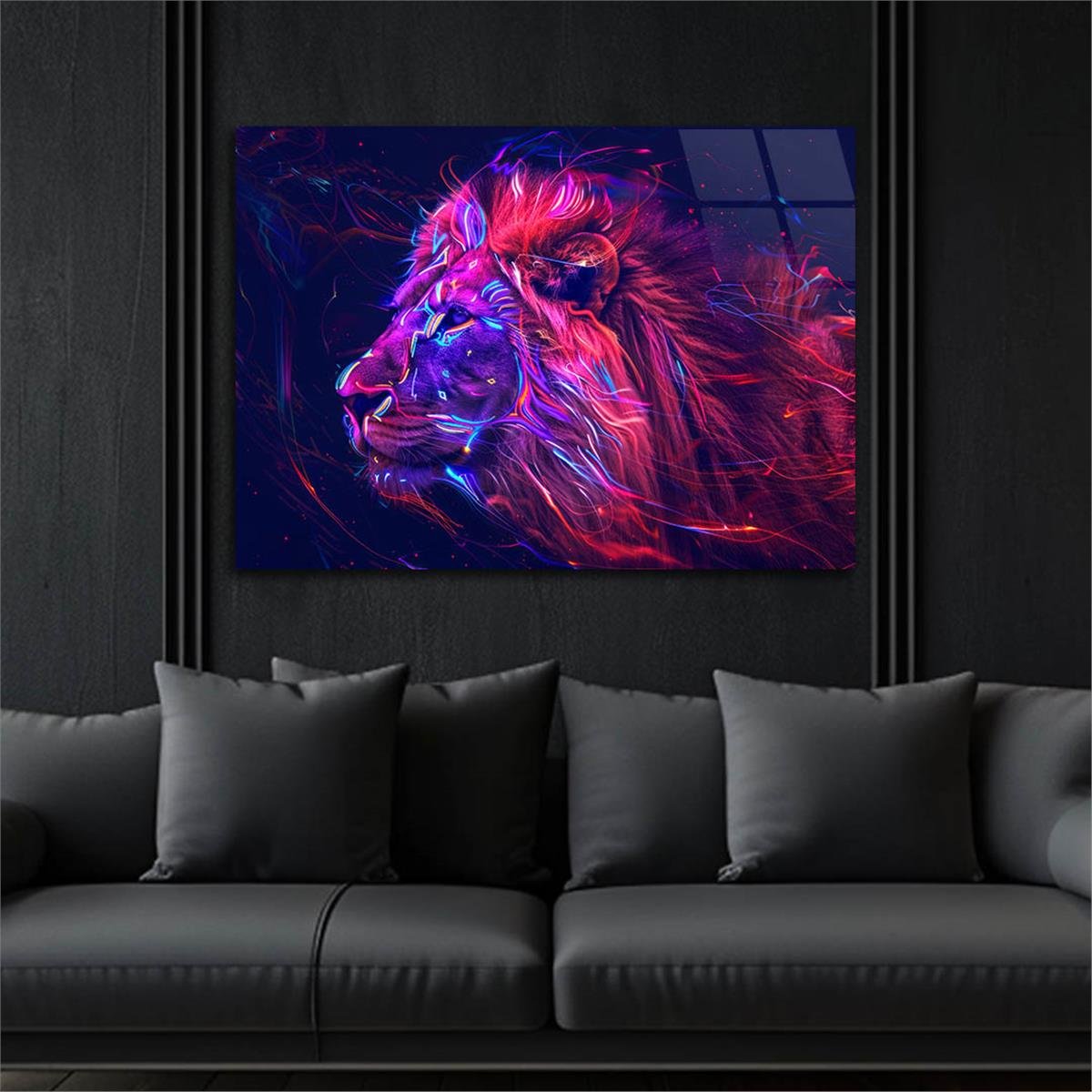 Yatay Doğa Temalı Cam Tablo 473