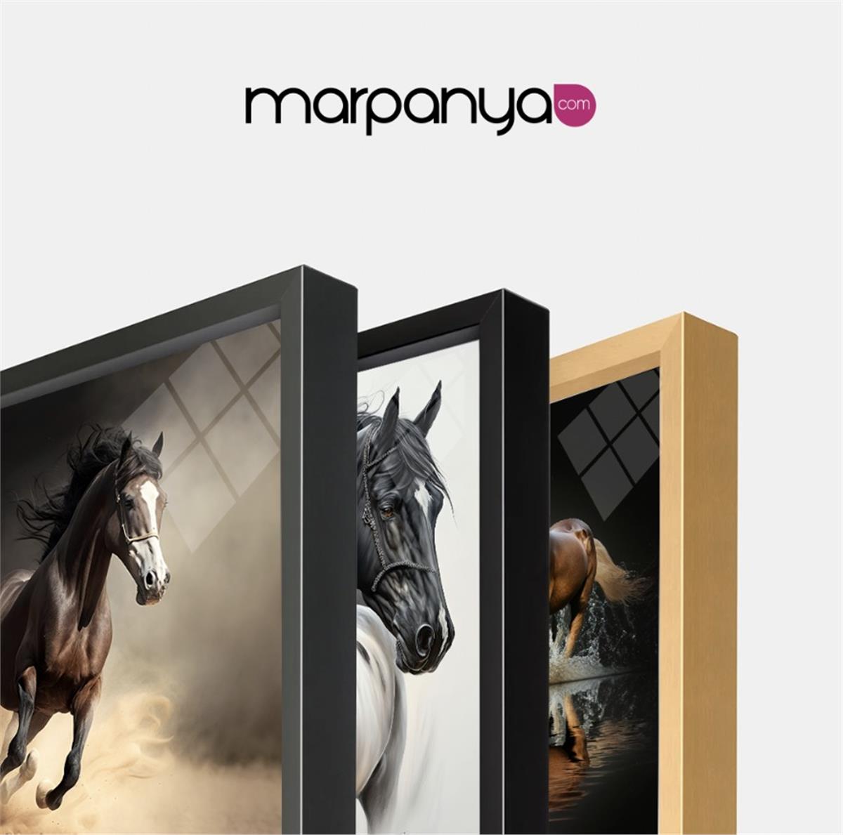 Alüminyum Çerçeveli Dini Temalı Cam Tablo 040