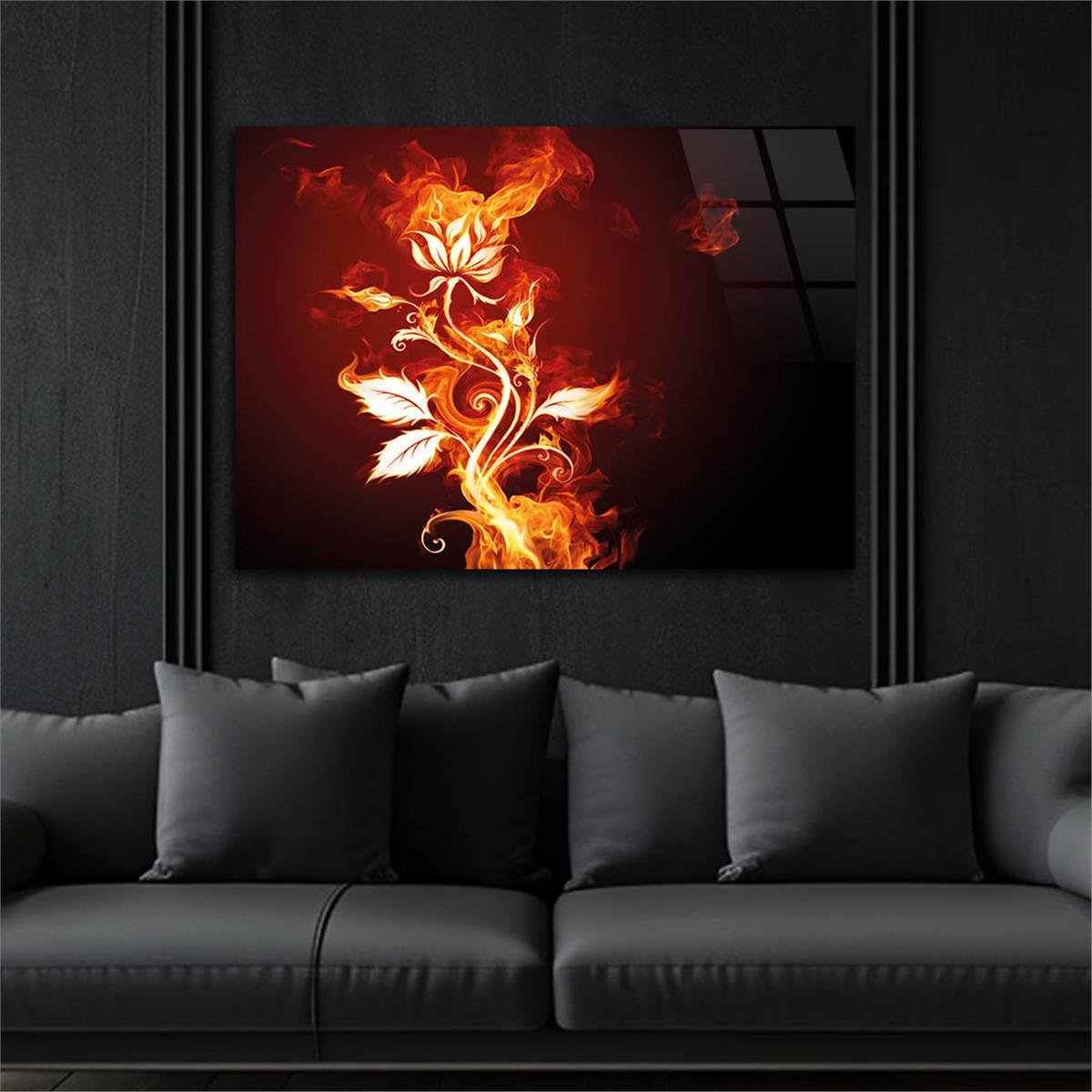 Tempered Glasss Wall Arts Art-Themed