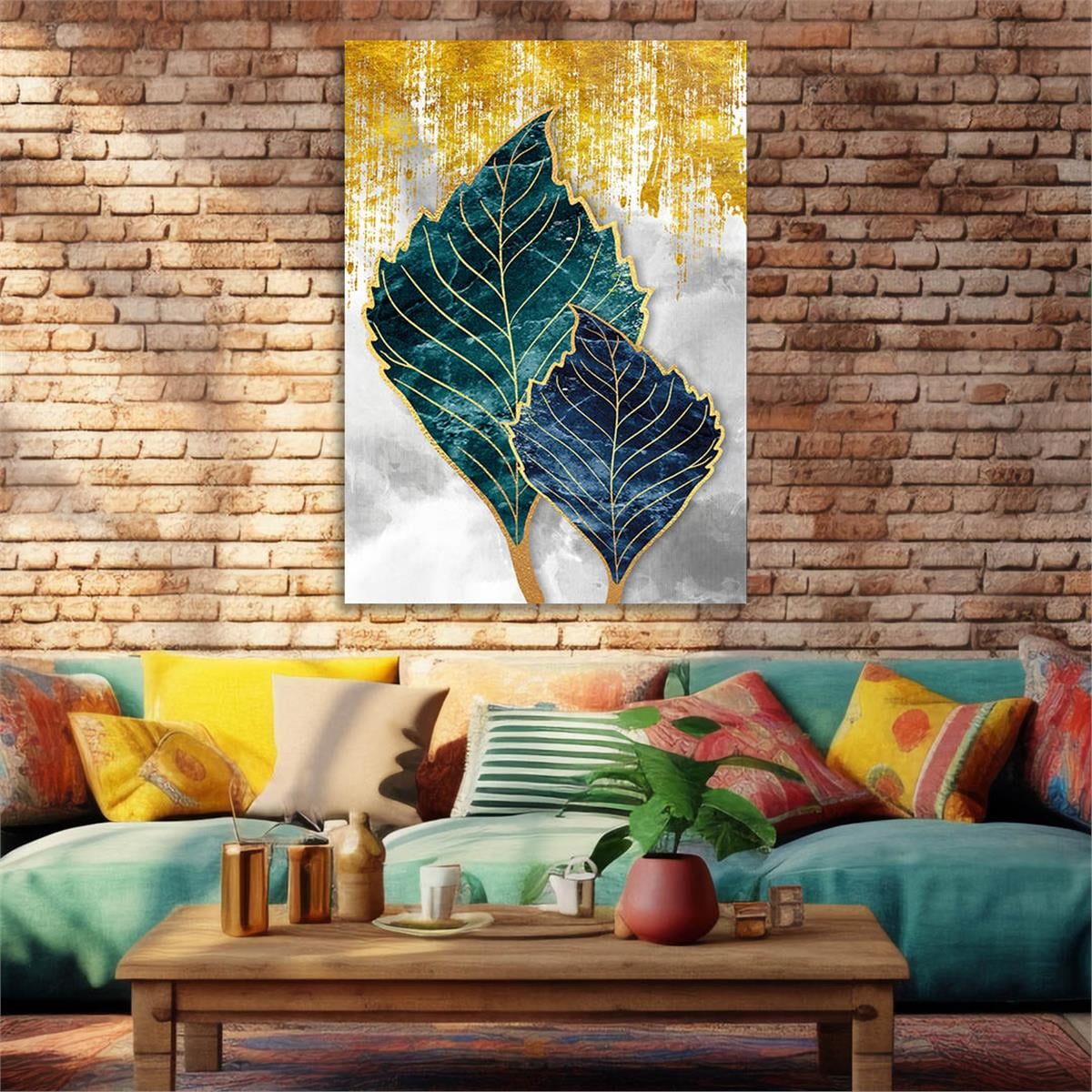 Vertical Tempered Glasss Wall Arts Art-Themed 333