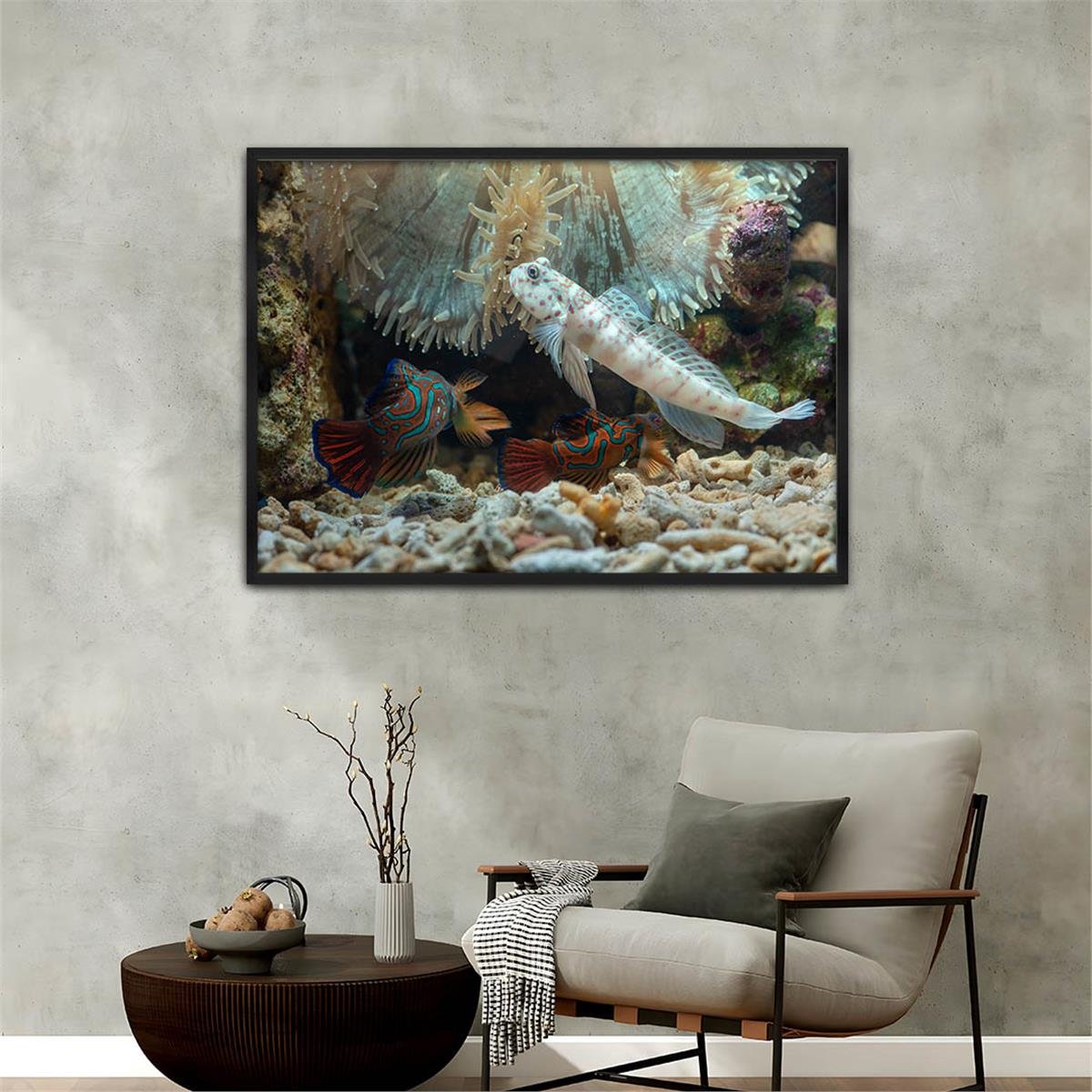 Alüminyum Çerçeveli Doğa Temalı Cam Tablo 059