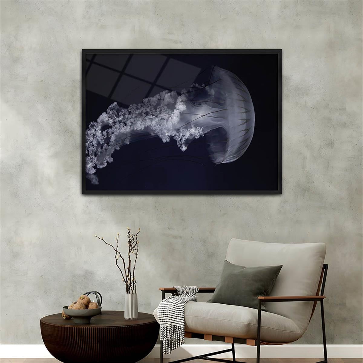 Alüminyum Çerçeveli Sanat Temalı Cam Tablo 061