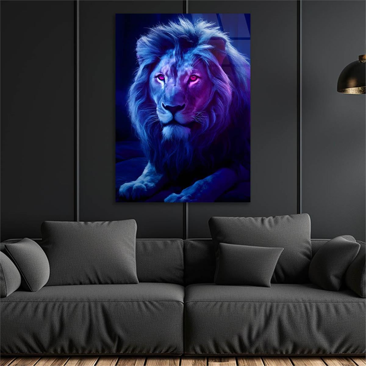 Dikey Doğa Temalı Cam Tablo 332