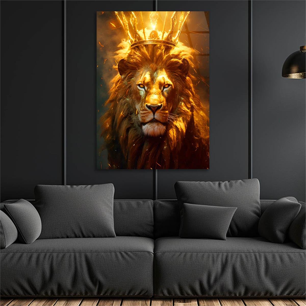 Dikey Doğa Temalı Cam Tablo 322