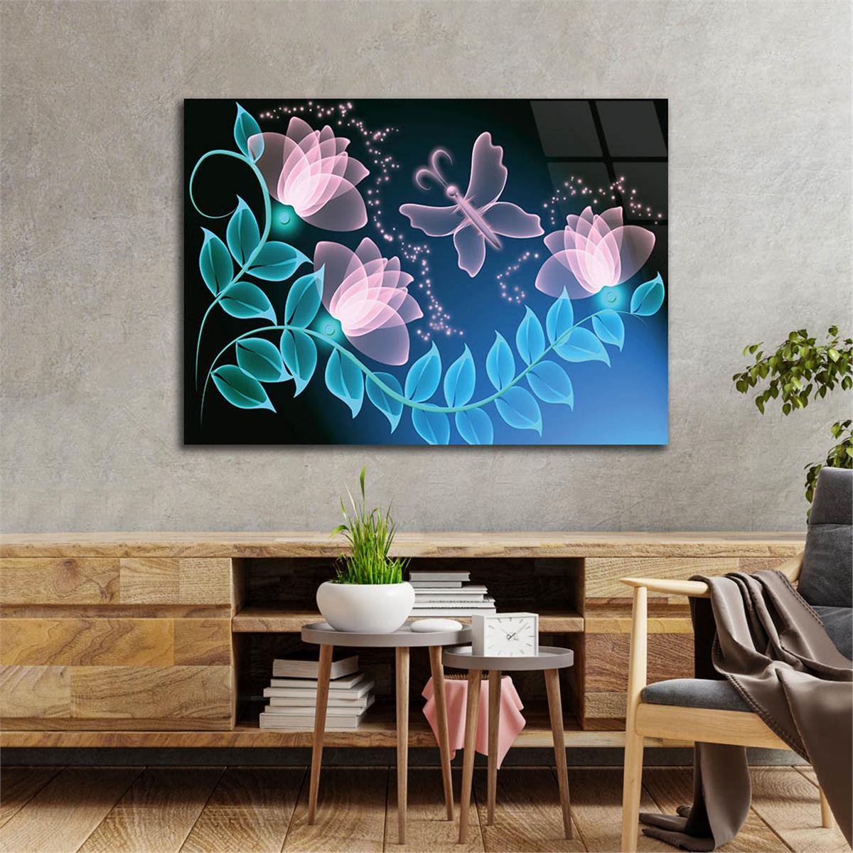 Tempered Glasss Wall Arts Art-Themed