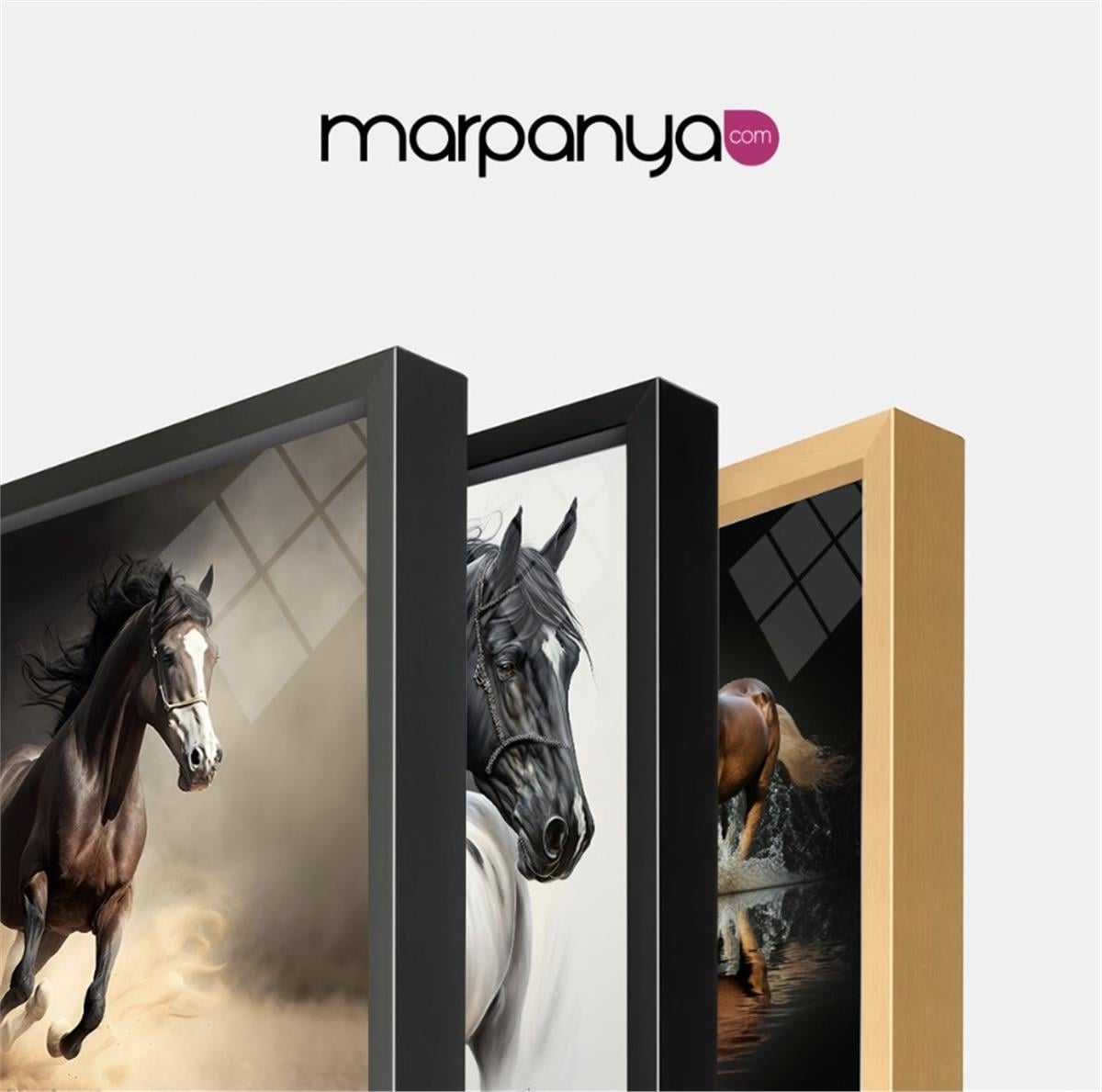 Alüminyum Çerçeveli Doğa Temalı Cam Tablo 058