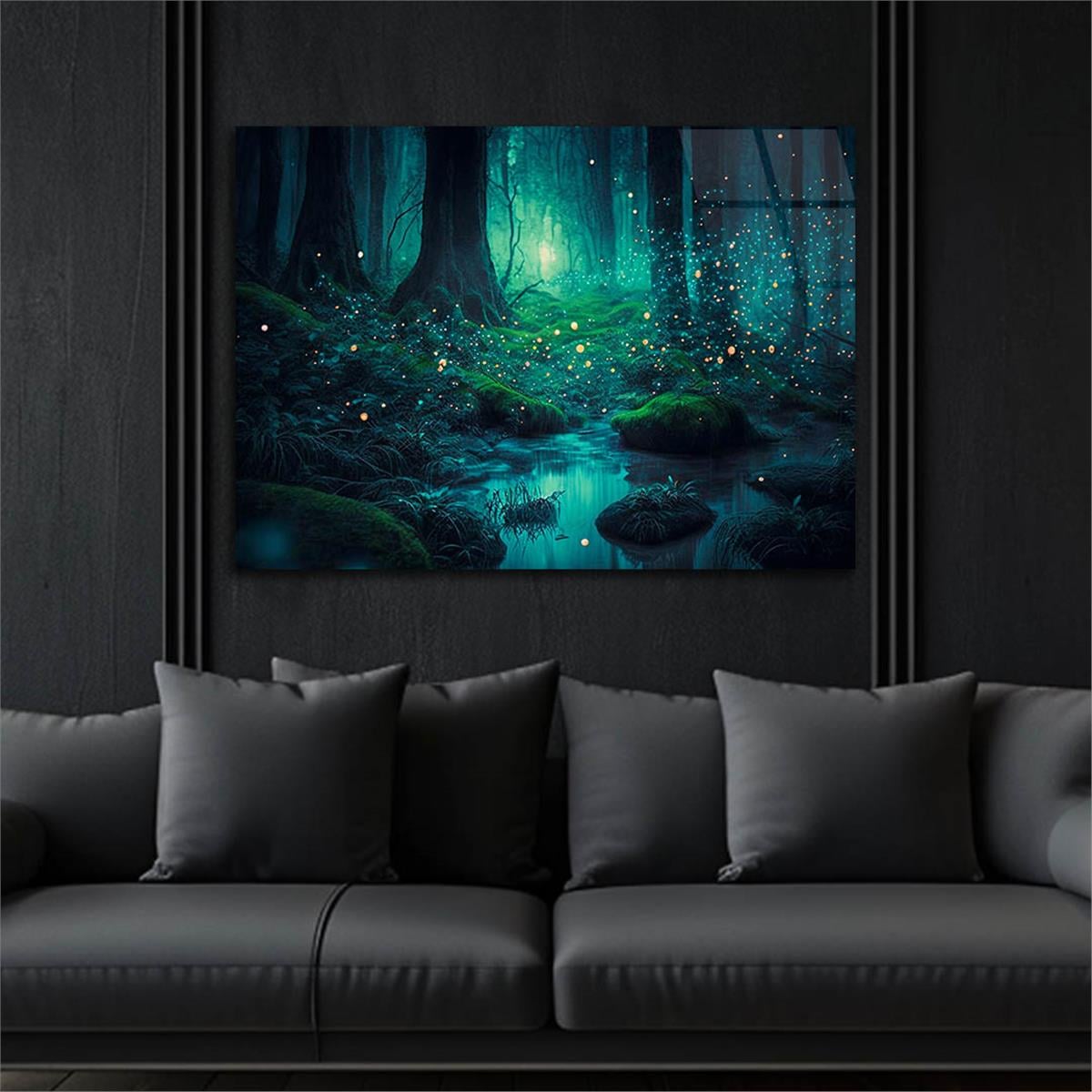 Kunst Thema auf bedrucktem Glas 527