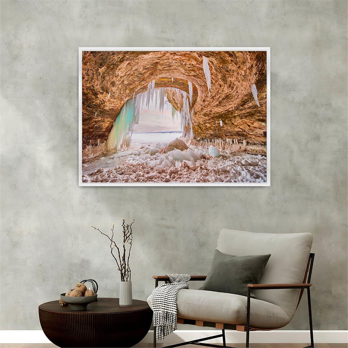 Alüminyum Çerçeveli Doğa Temalı Cam Tablo 177