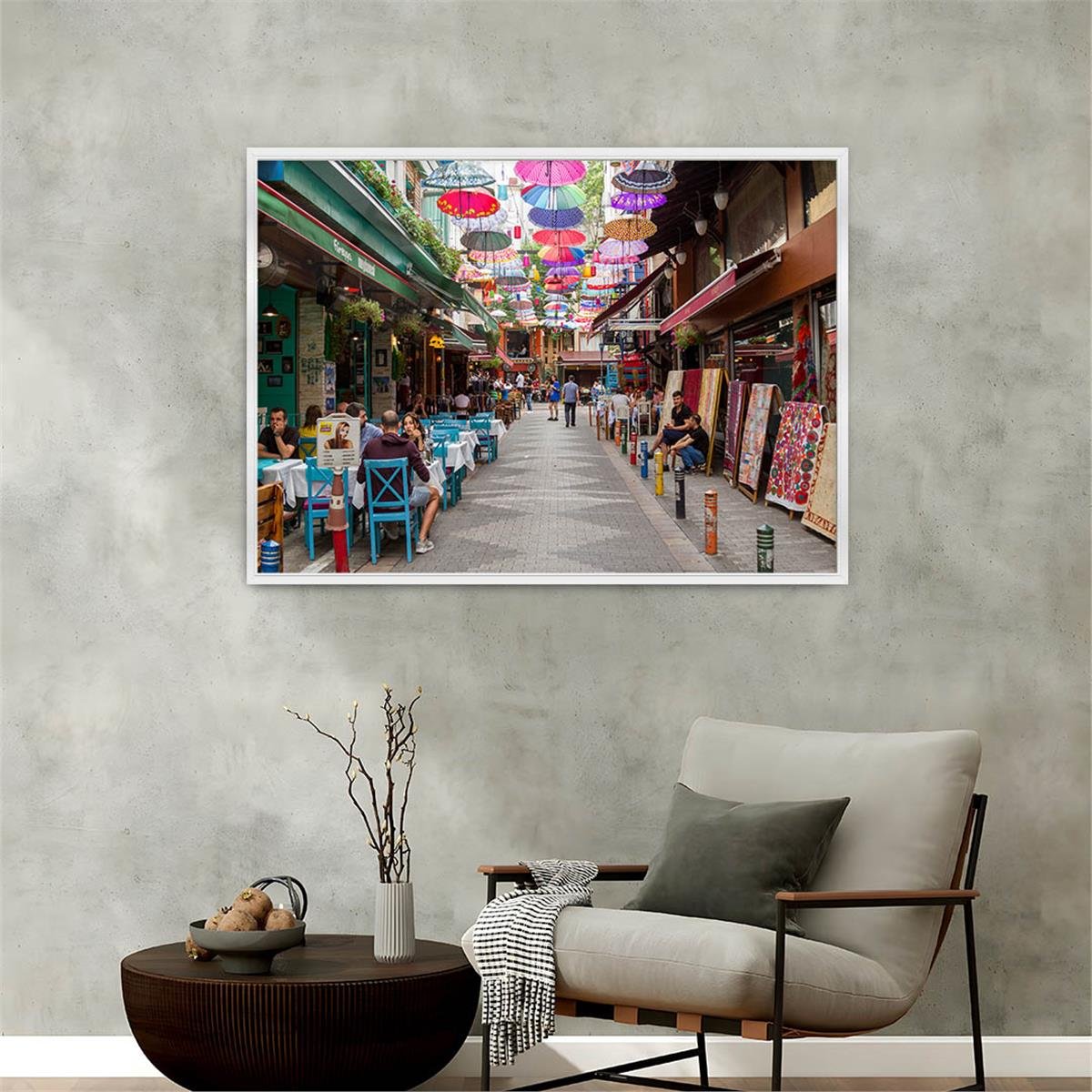 Alüminyum Çerçeveli Doğa Temalı Cam Tablo 068