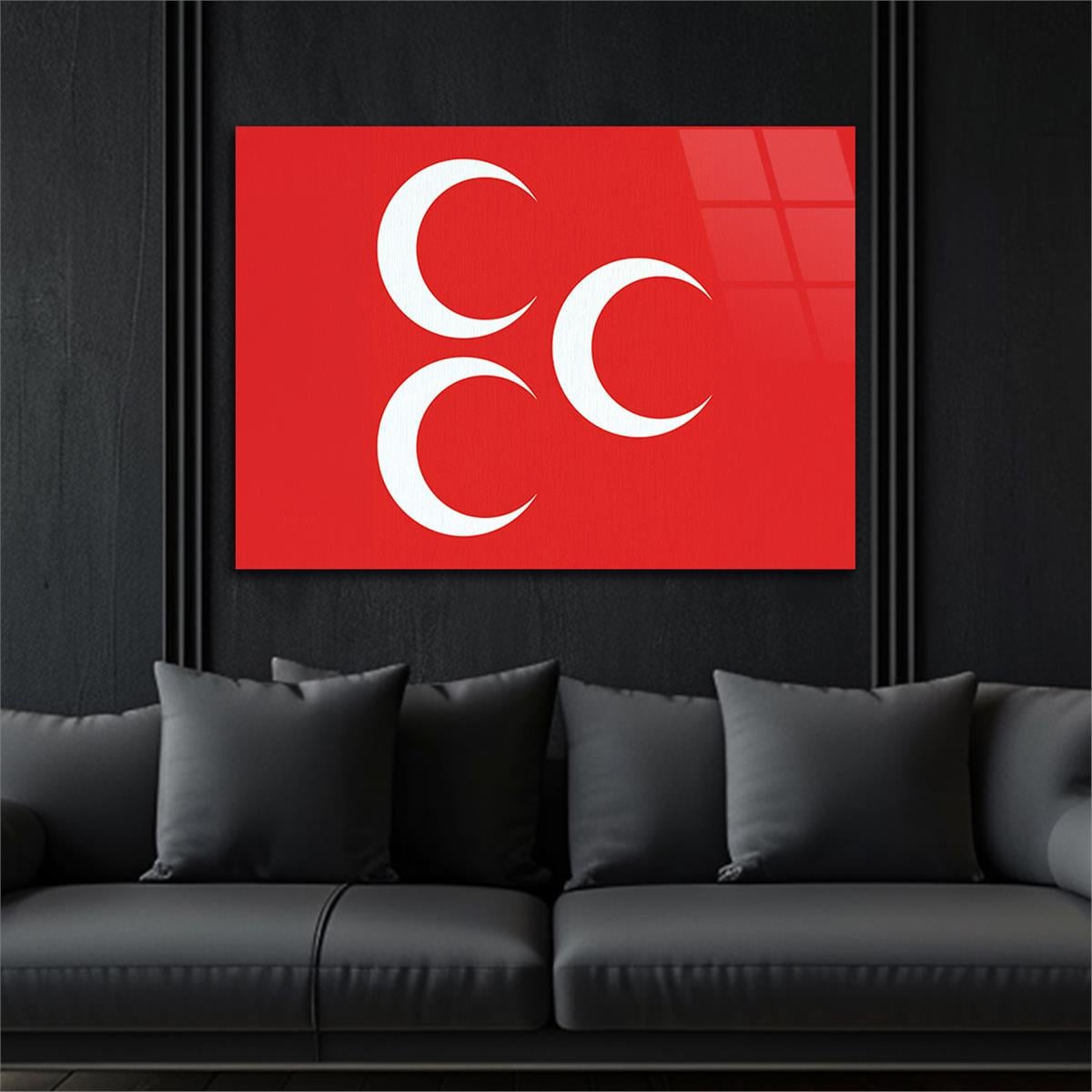 Tempered Glasss Wall Arts National-Themed