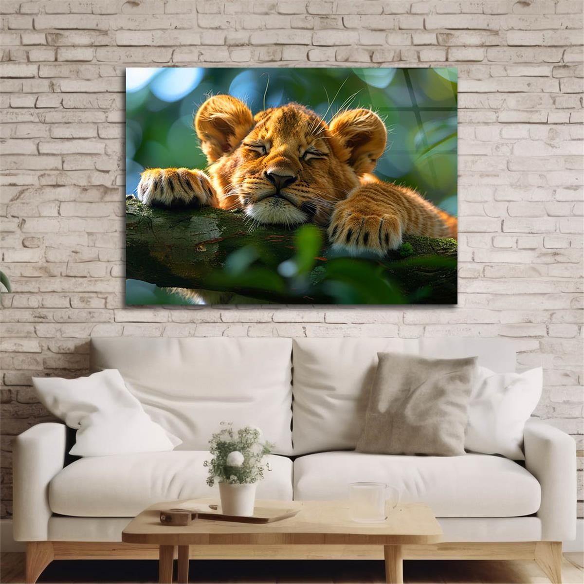 Yatay Doğa Temalı Cam Tablo 535