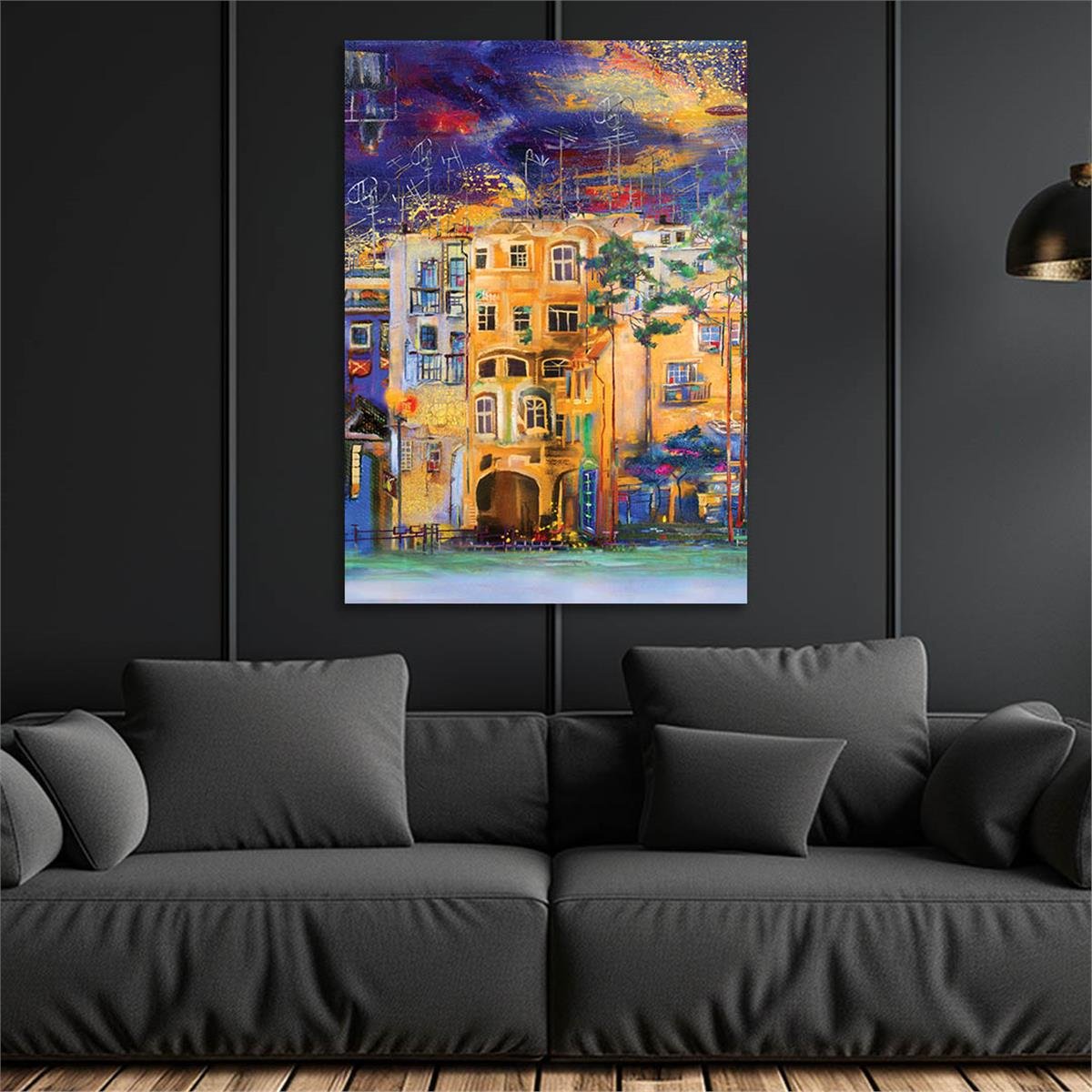 لوح زجاجي الفن