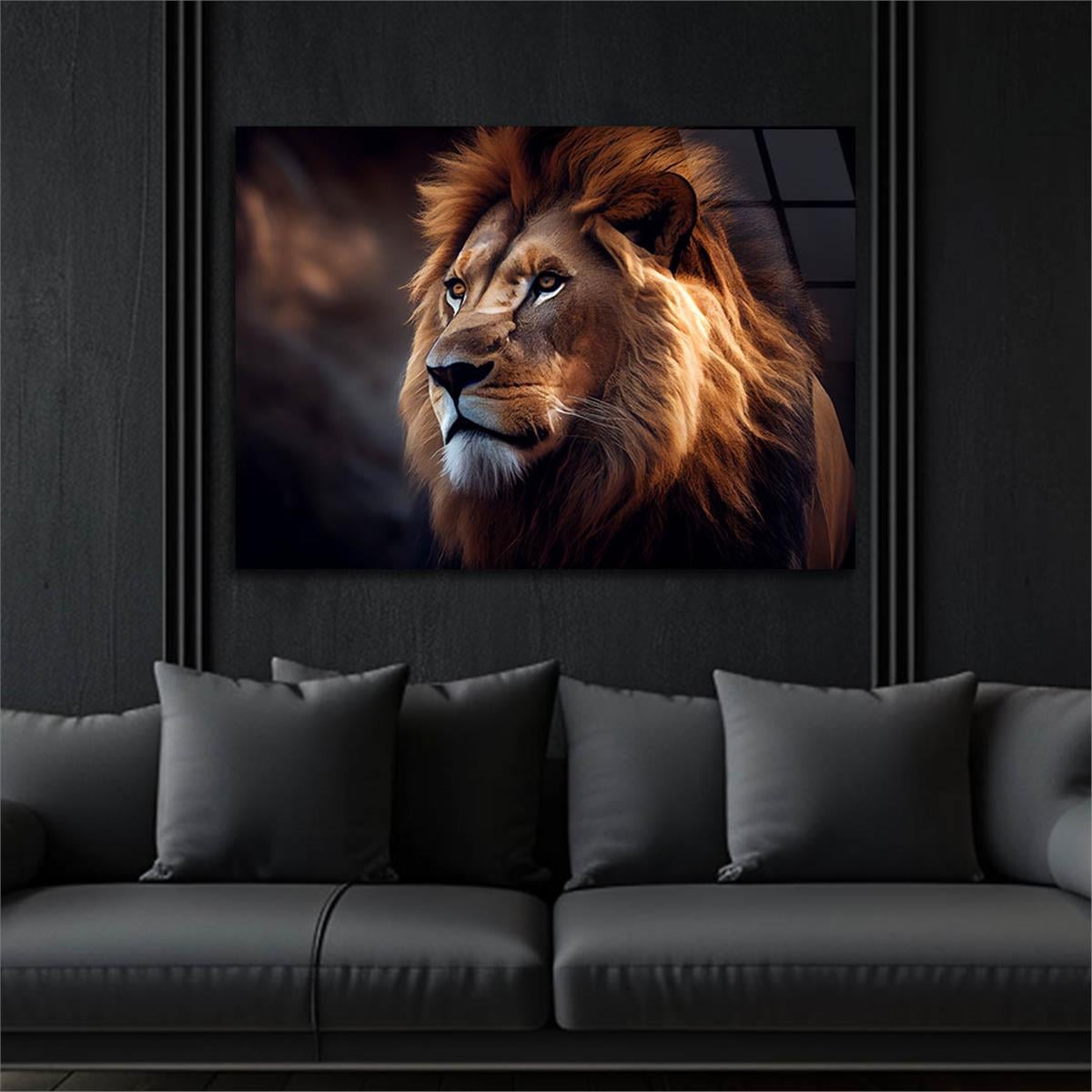 Yatay Doğa Temalı Cam Tablo 510