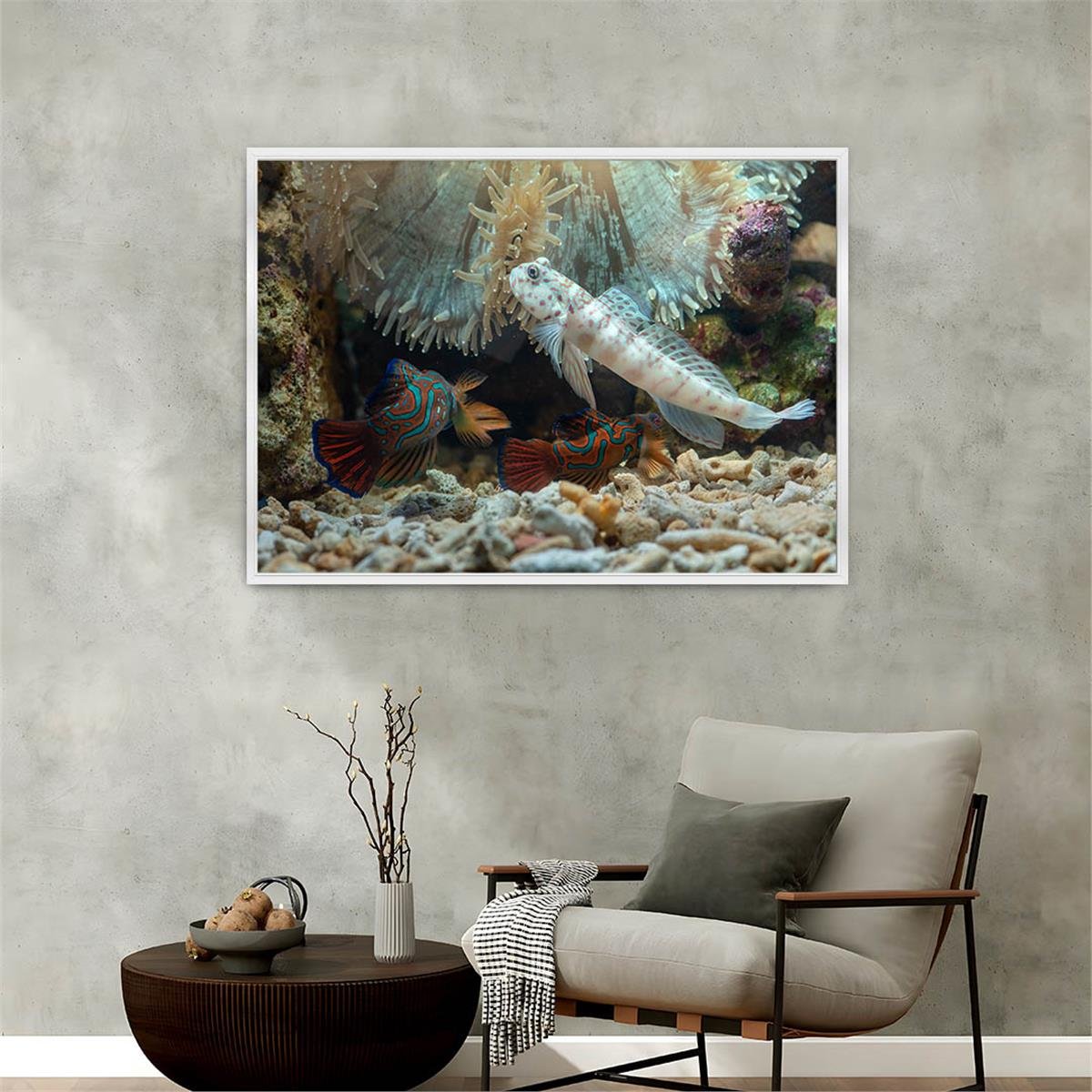 Alüminyum Çerçeveli Doğa Temalı Cam Tablo 059